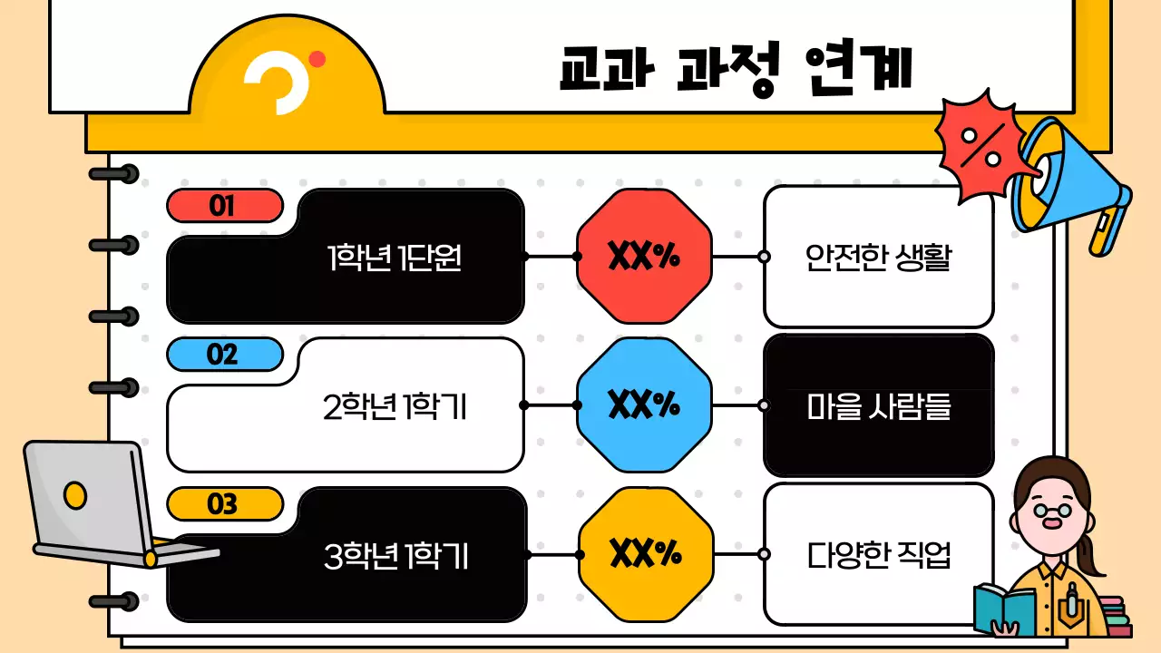 빨강과 파랑의 팝아트적인 체험학습 프로그램 안내서