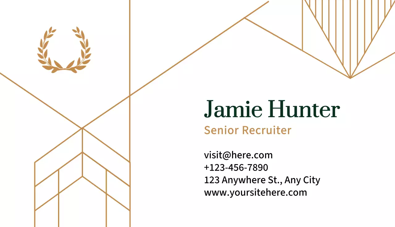 White Minimal Business Card