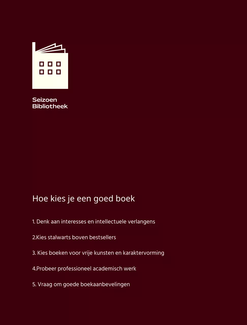 Modern boekencafé-behang in ivoor