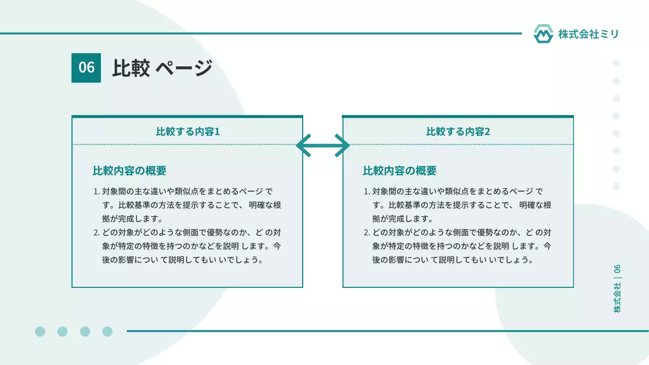 緑 シンプル レポート ドキュメント プレゼンテーション