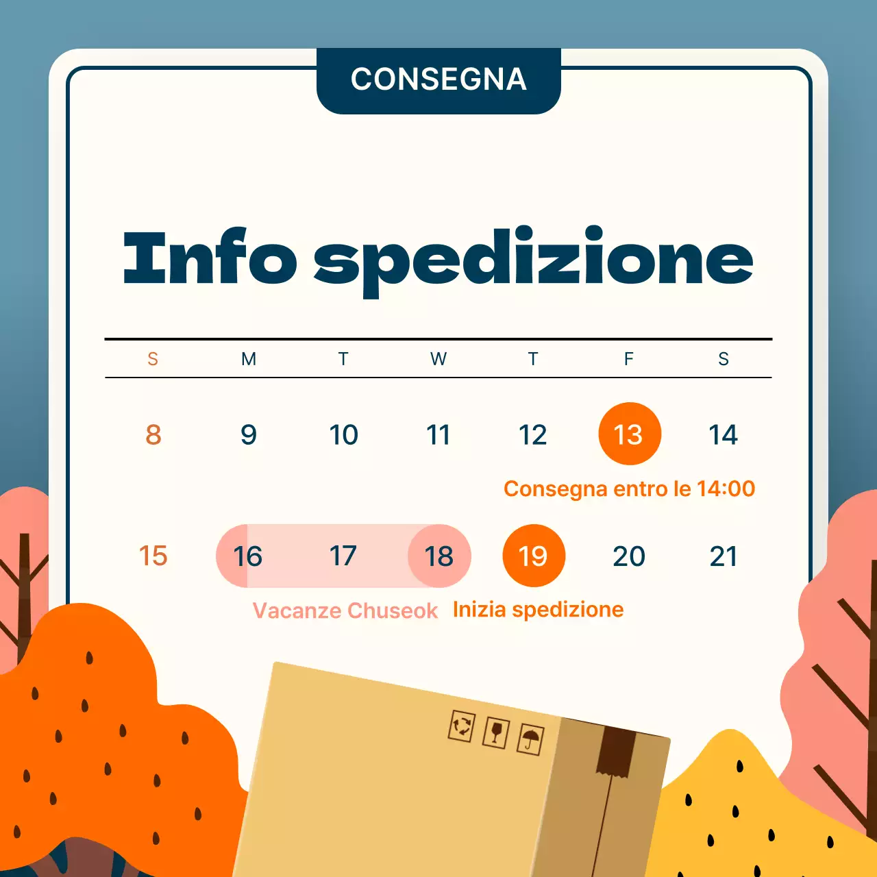 Promozione Autunno Arancione