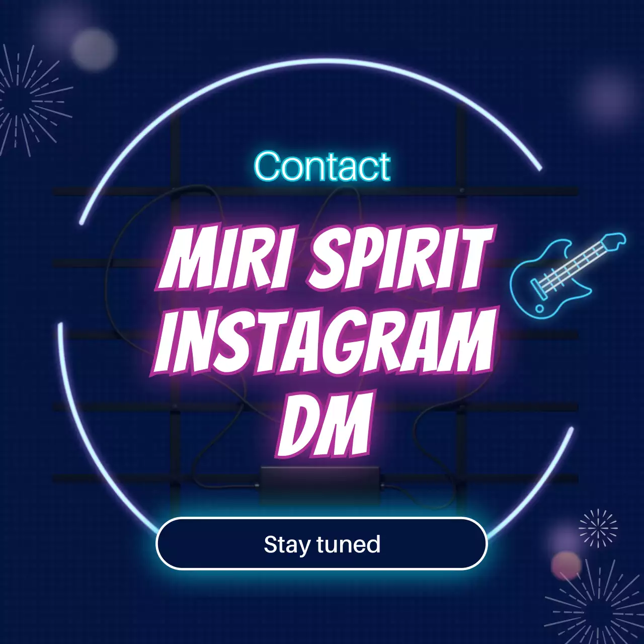 Navy Trendy Band Promotion Instagram Carousel