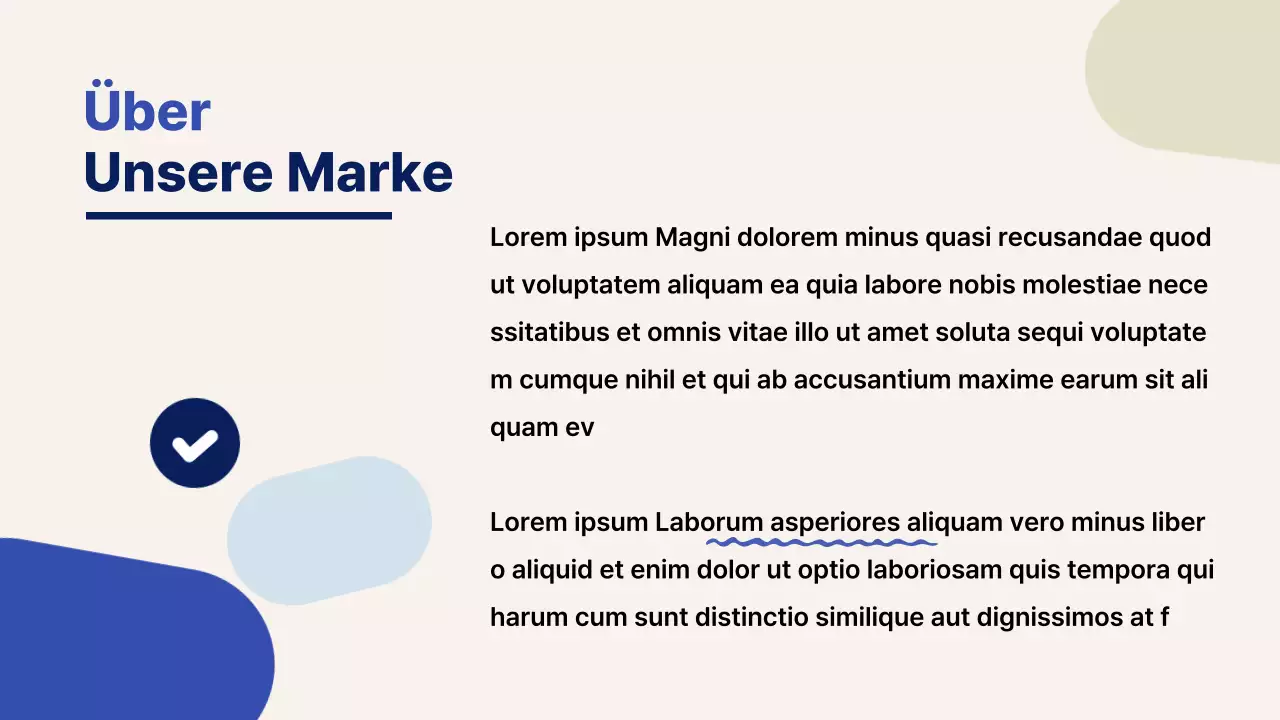 Ein Leitfaden für trendige Marken kleiner Unternehmen in Blau und Gelb