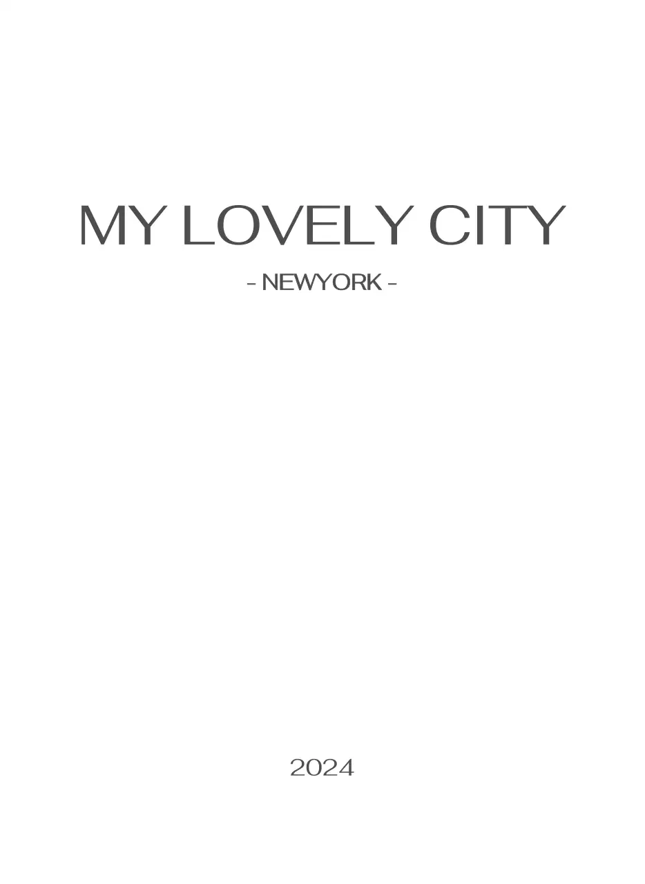 すっきりとした都会的な雰囲気のフォトカレンダー