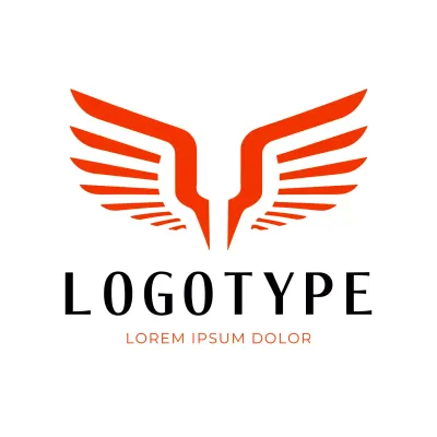 Red Modern Design Logo