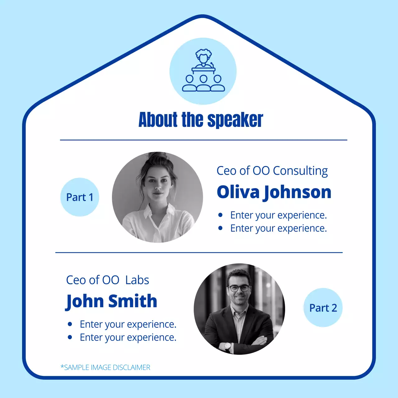 Blue Minimal Admissions Promotion Instagram Carousel