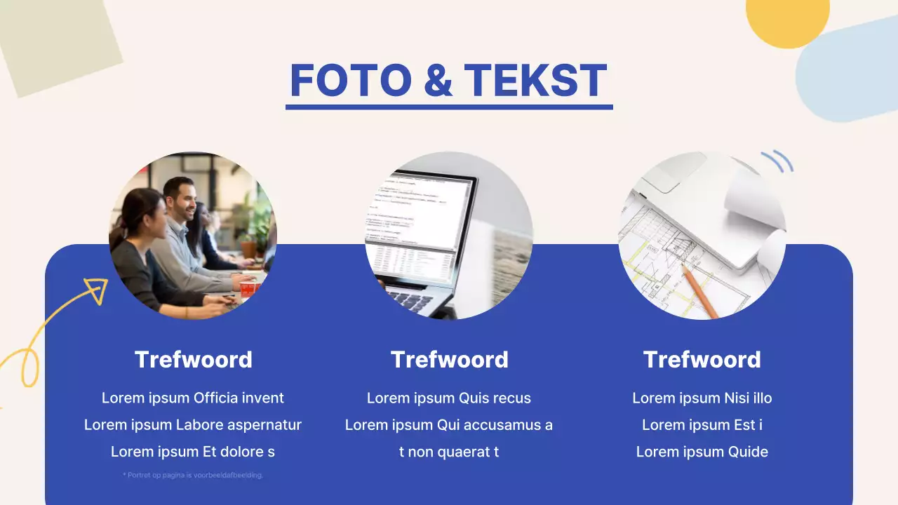 Een gids voor trendy kleine bedrijfsmerken in blauw en geel