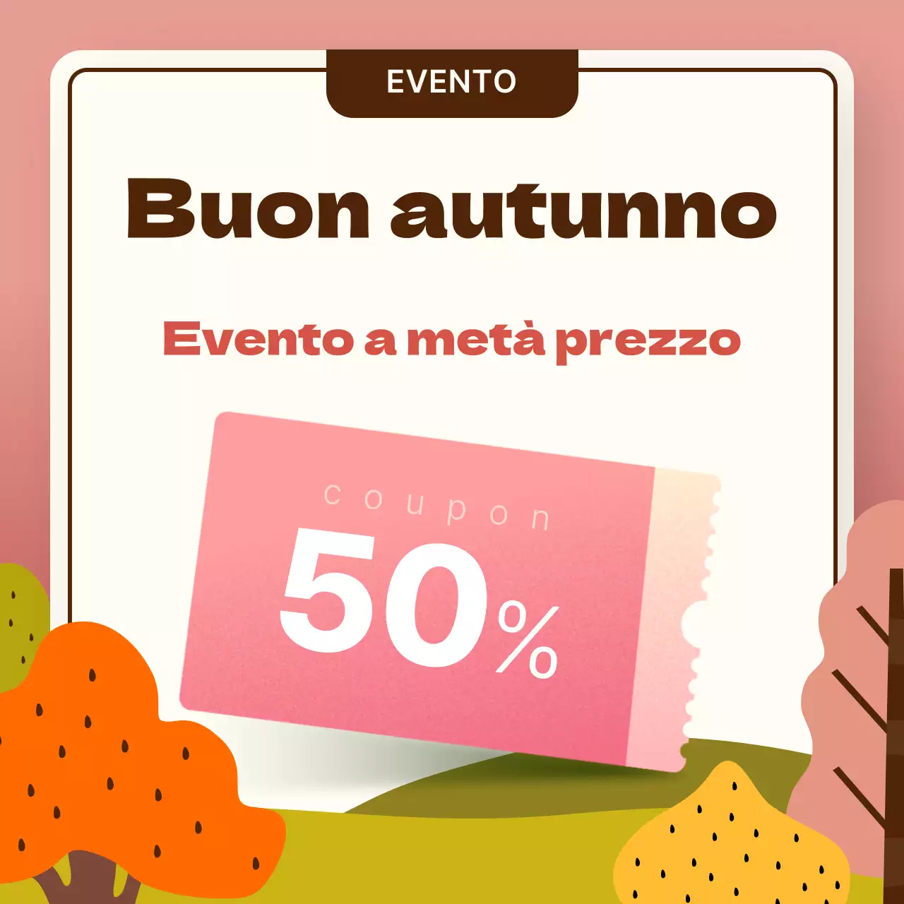 Promozione Autunno Arancione