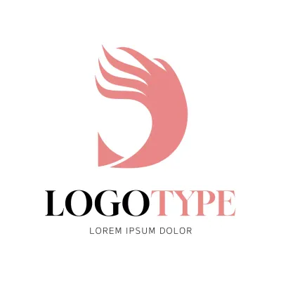 Red Modern Design Logo