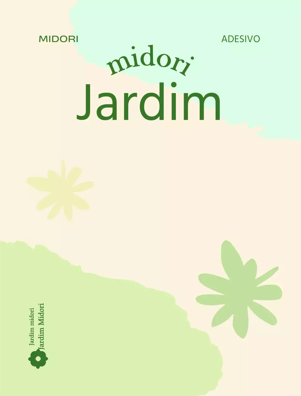 Mercadoria de caneta esferográfica com o cenário de um jardim botânico ecológico
