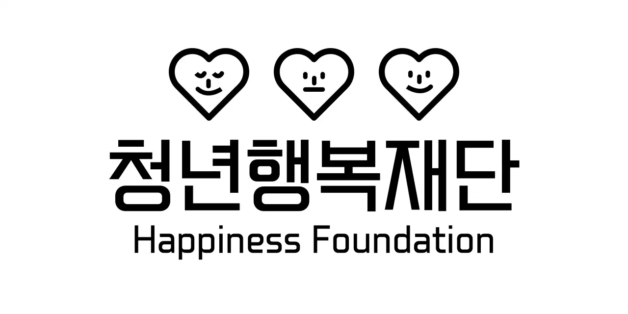 검정 심플 로고 명함