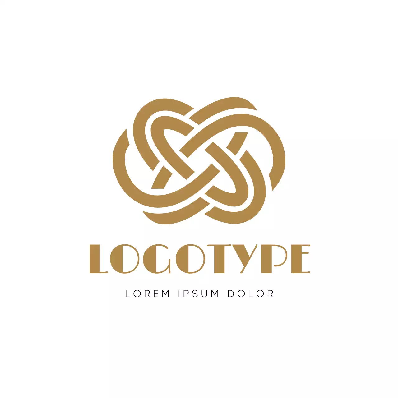 Gold Elegant Design Logo
