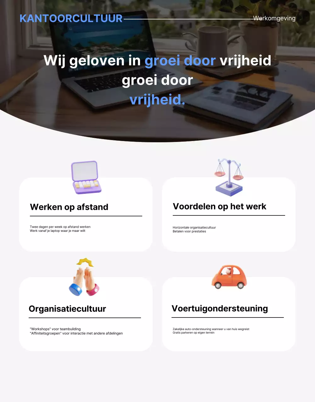 Een nette blauw met gele sollicitatiebrief voor een bedrijfsvacature