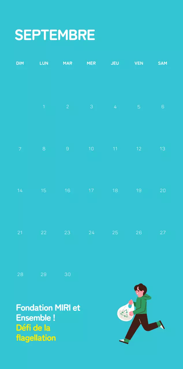 Une fondation sociale qui célèbre les fêtes de fin d'année avec des illustrations colorées de personnes et de la planète.