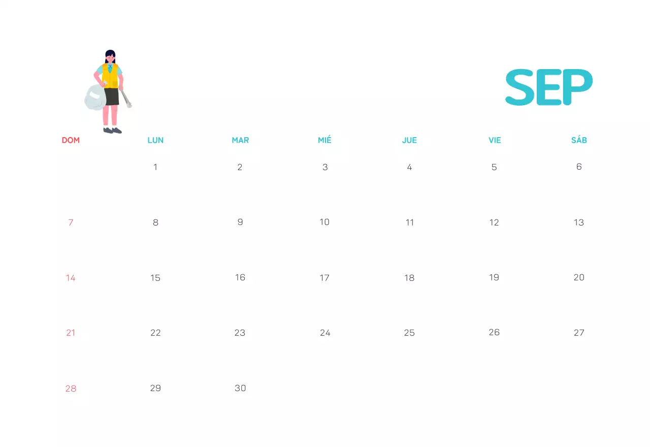 Una fundación social que celebra las fiestas con coloridas ilustraciones de personas y el planeta.