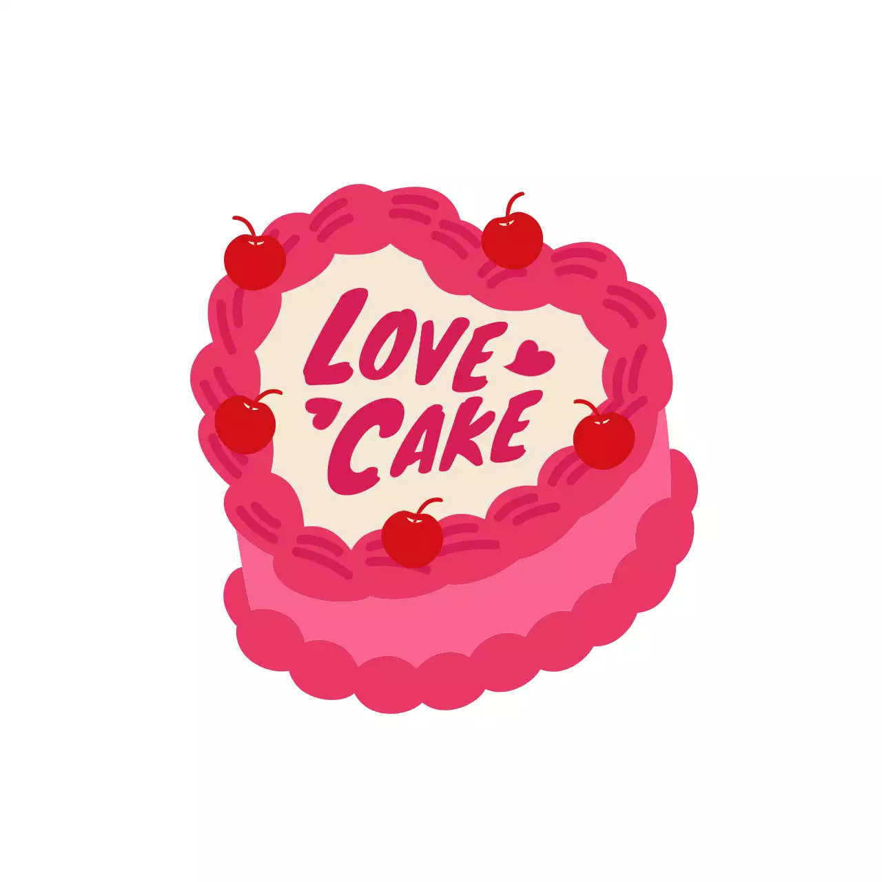 키치한 무드의 러블리 케이크 도시락