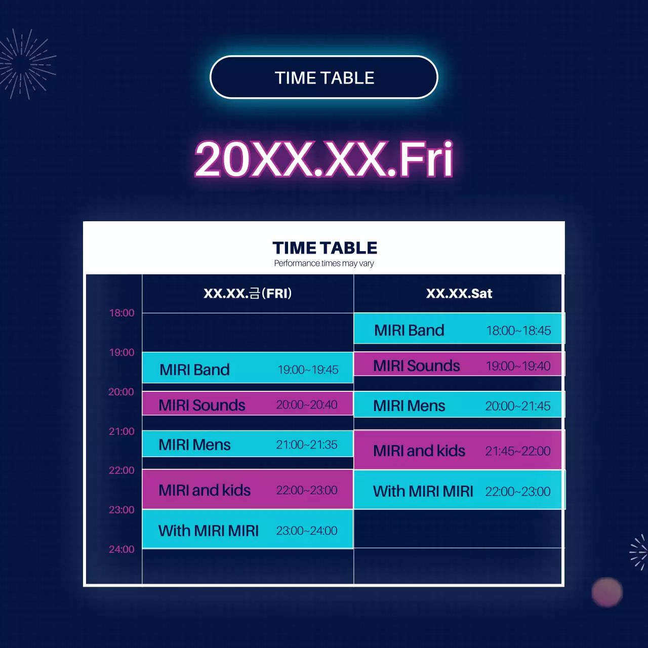 Navy Trendy Band Promotion Instagram Carousel