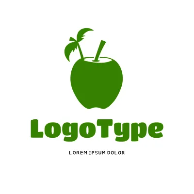 Green Minimal Design Logo
