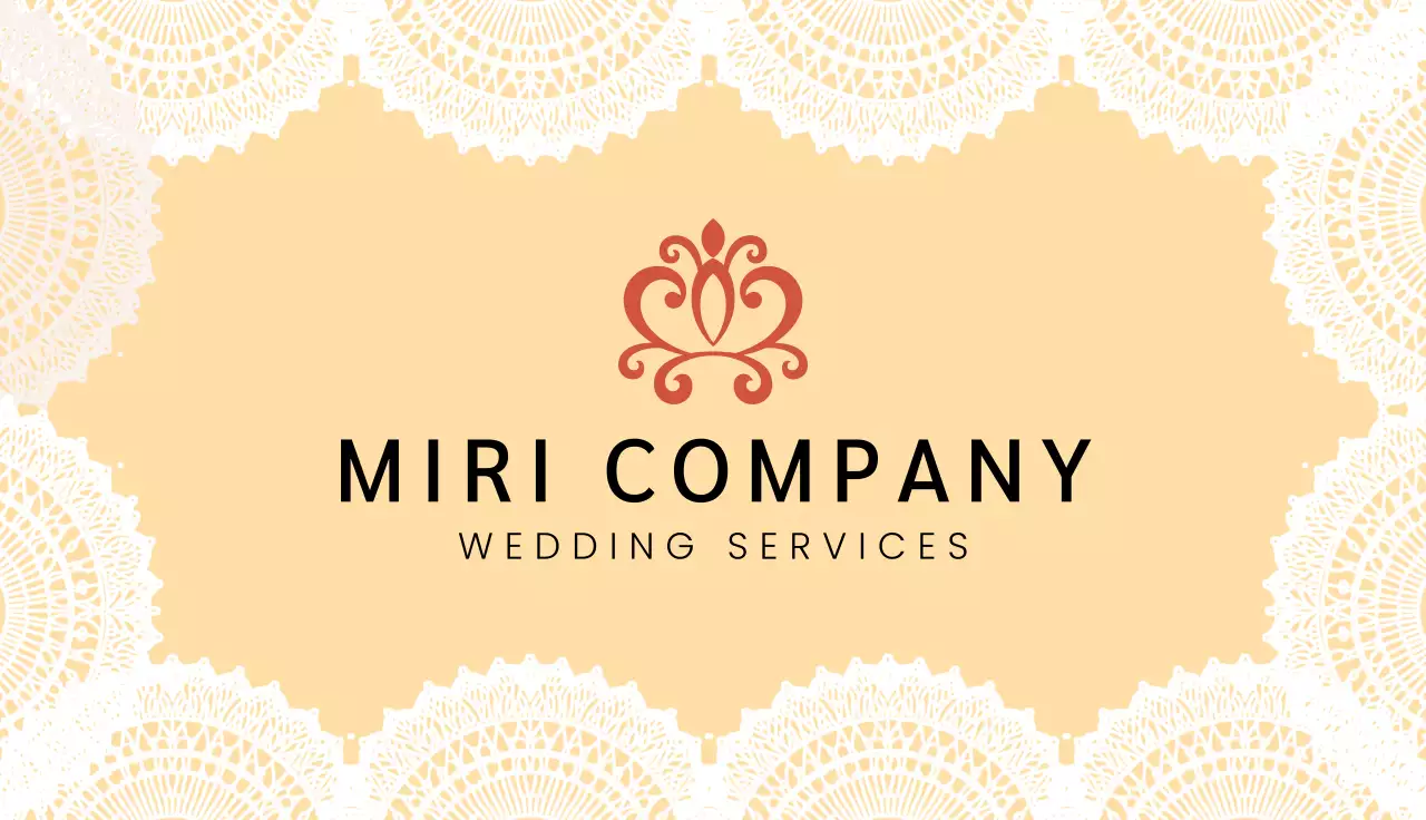 Red Elegant Business Card