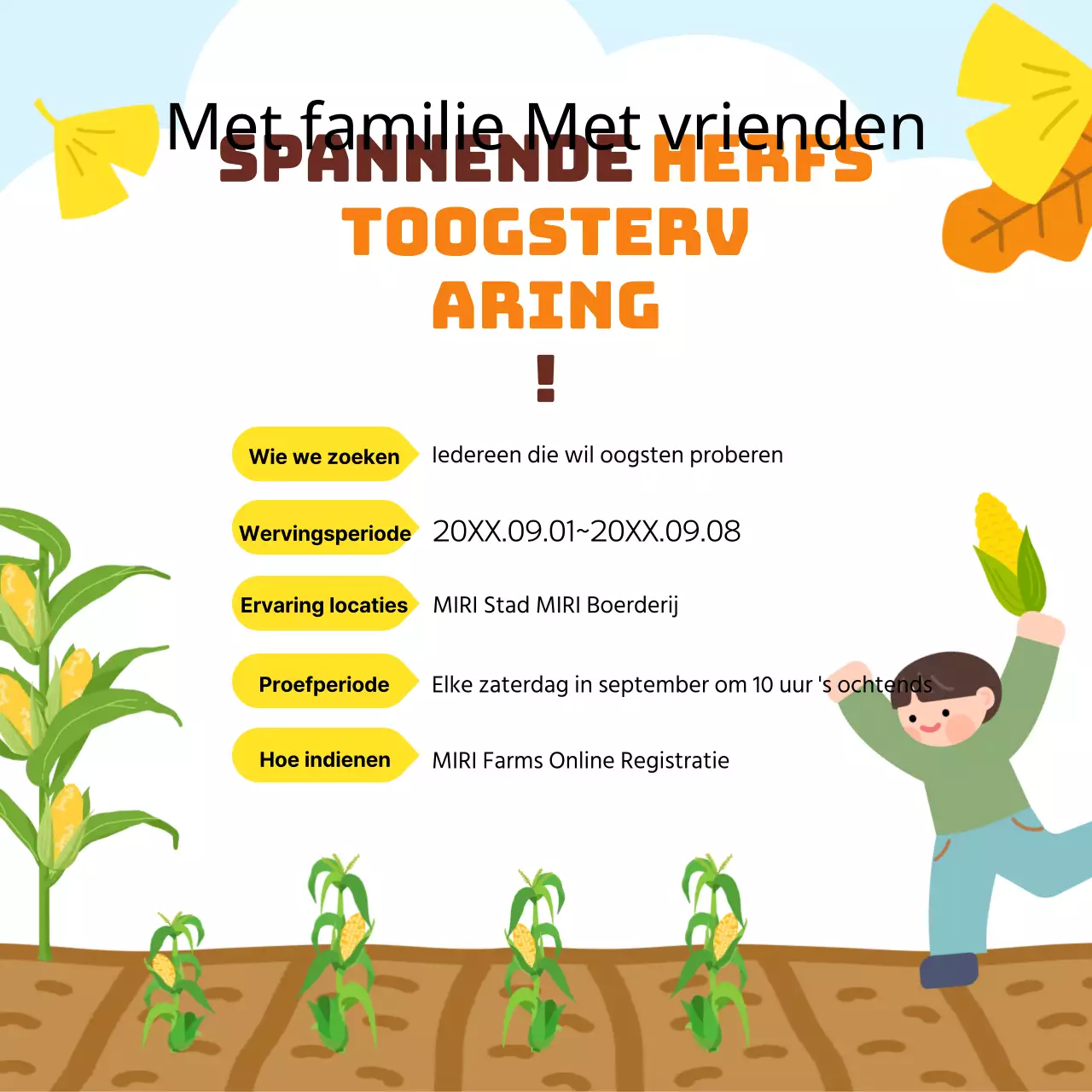 Oranje Herfst Belevenis Roundup