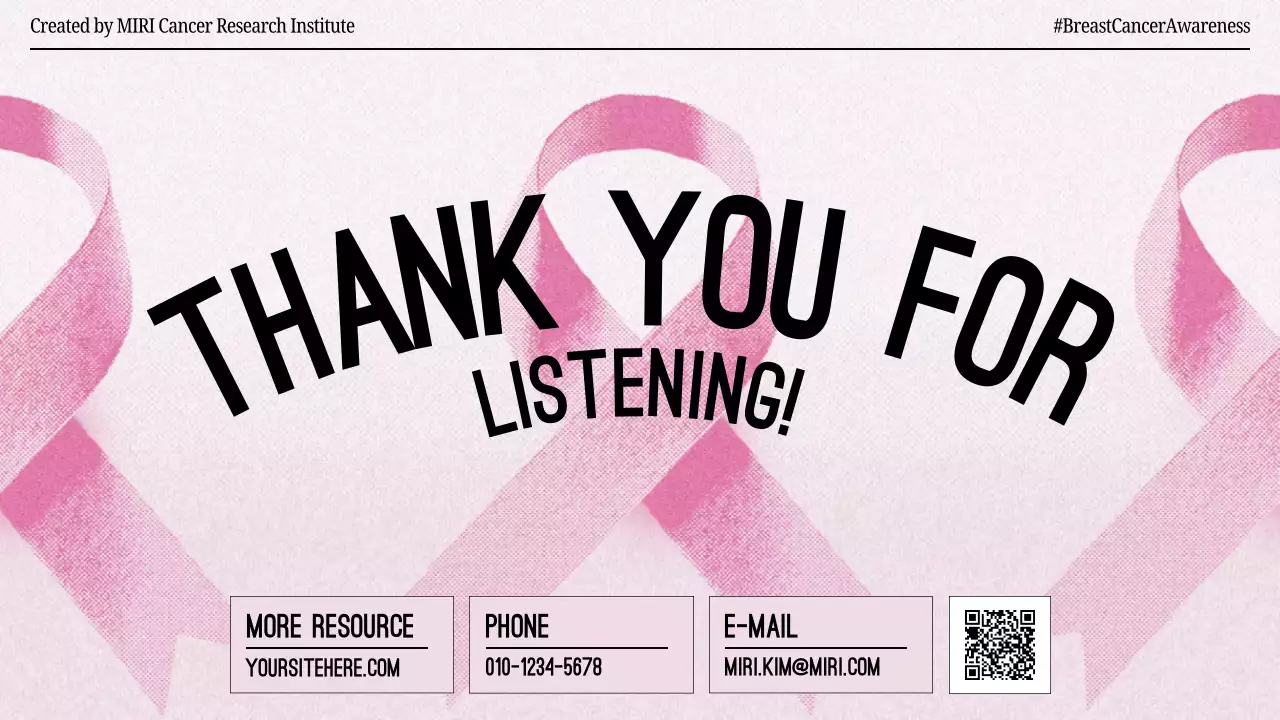 Pink Classic Breast Cancer Guide Presentation