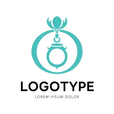 Teal Minimal Design Logo