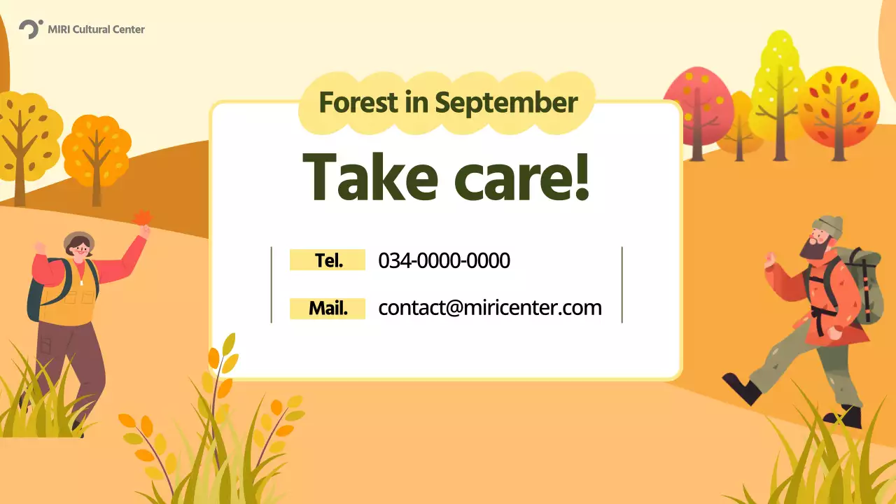 Presentasi Panduan Pendakian Orange Rustic