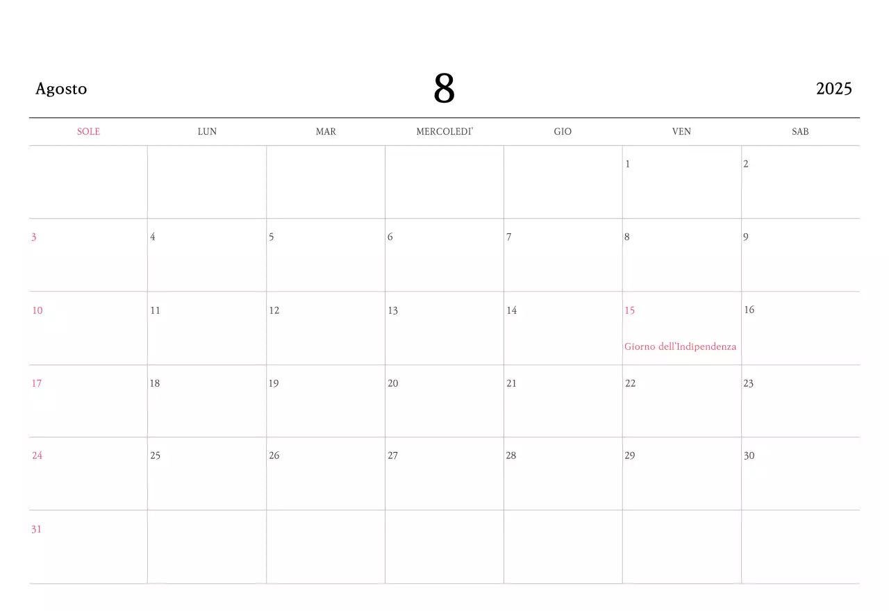 Colori caldiChiese con simpatiche illustrazioni