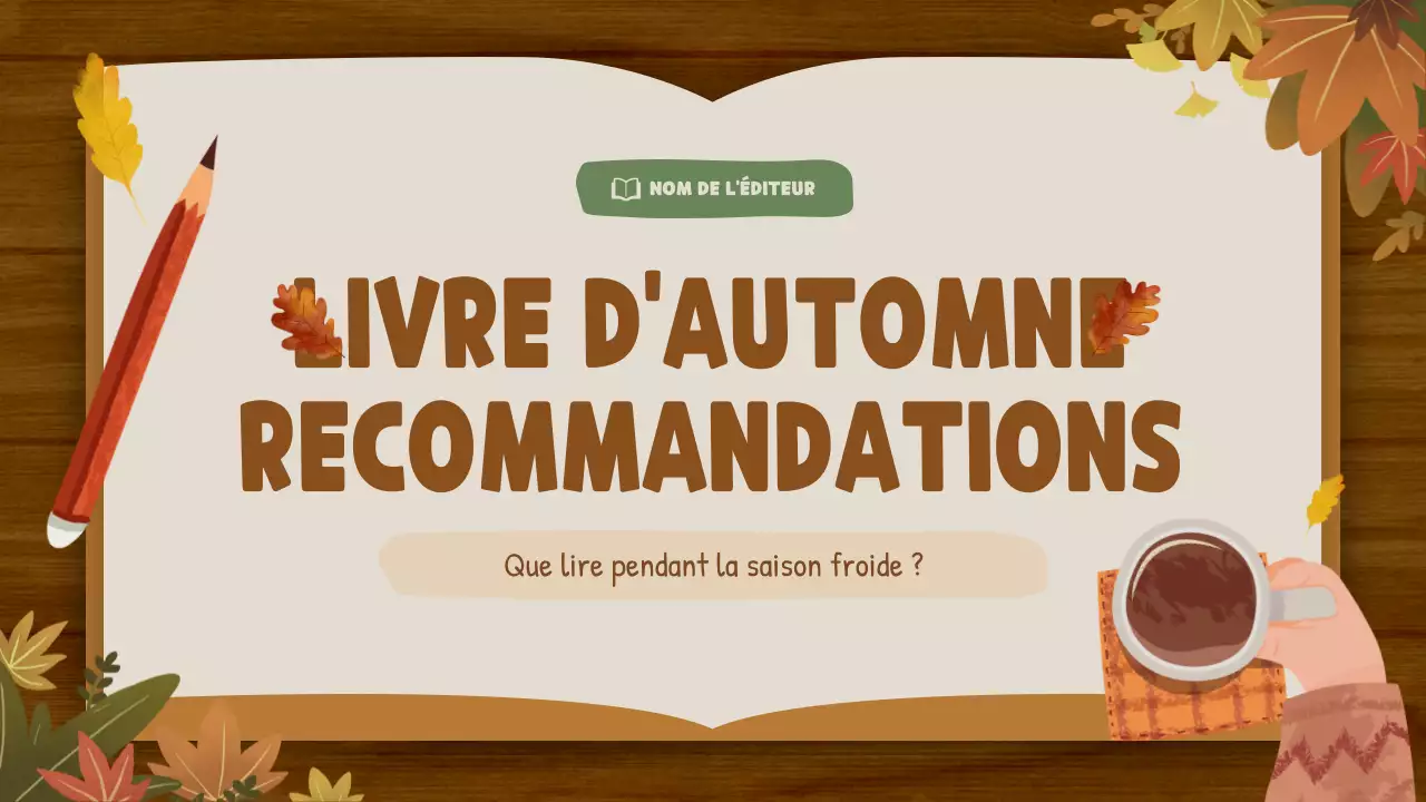 Brown and Beige Natural Autumn Publishing Company Recommandations de livres