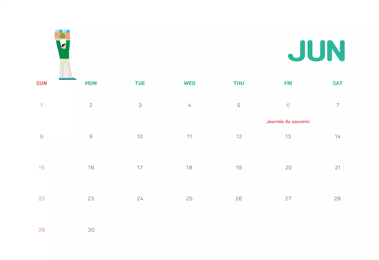 Une fondation sociale qui célèbre les fêtes de fin d'année avec des illustrations colorées de personnes et de la planète.