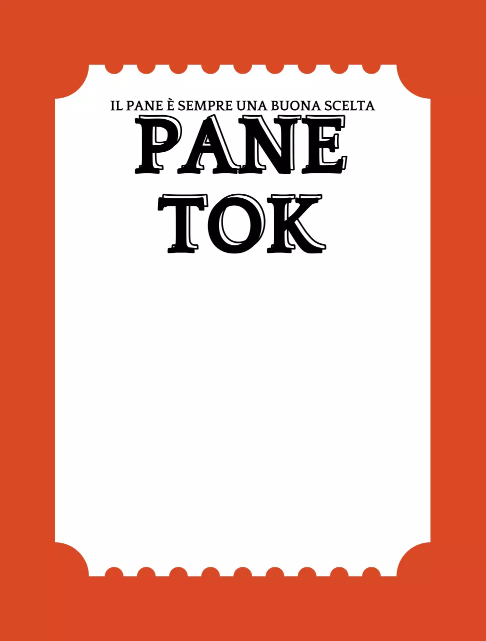 Panificio Merce a forma di biglietto Merce SmartTalk