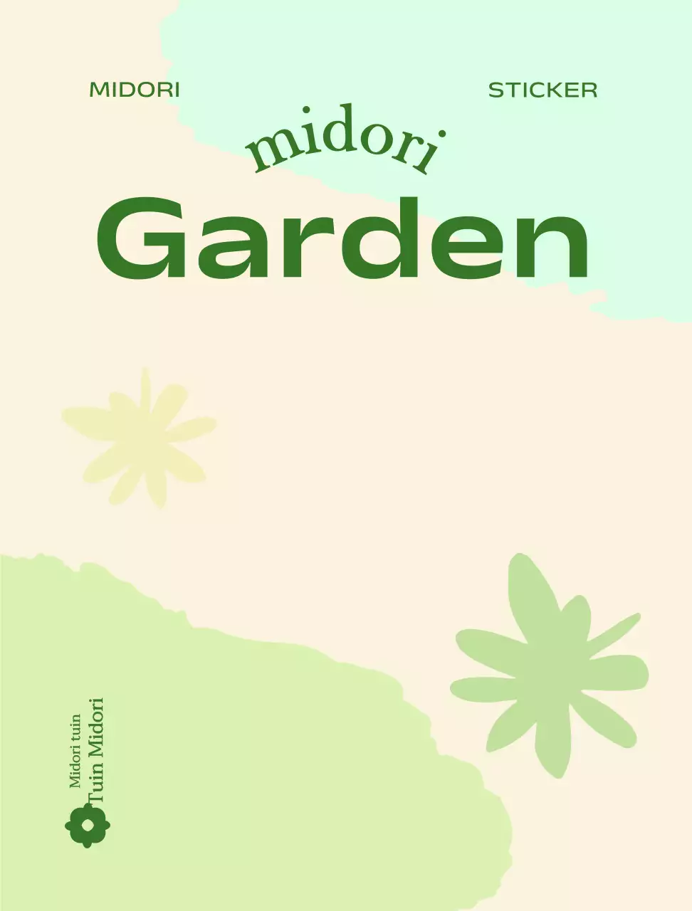 Balpen merchandise achtergrond van een milieuvriendelijke botanische tuin