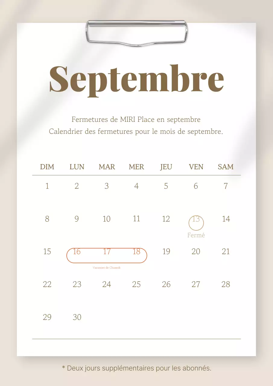 Beige Simple Holiday Guide