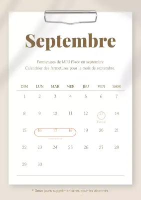 Beige Simple Holiday Guide