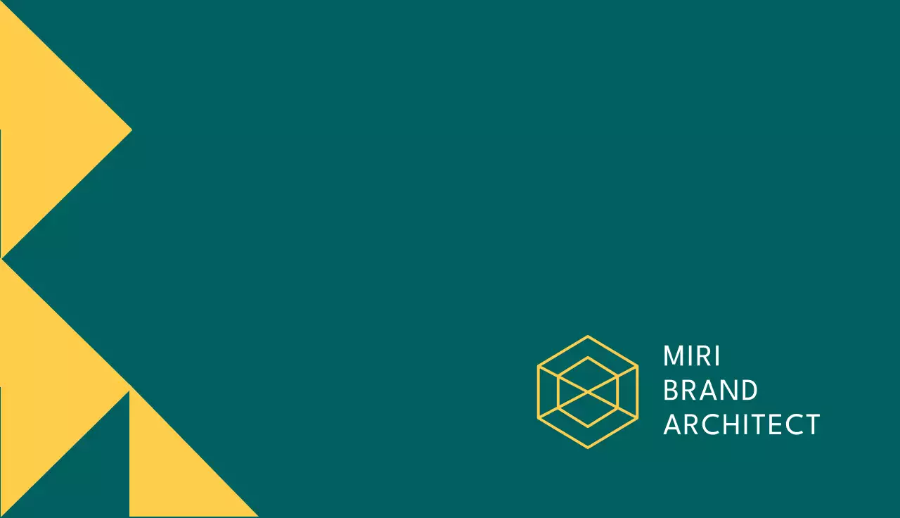 Yellow Modern Business Card