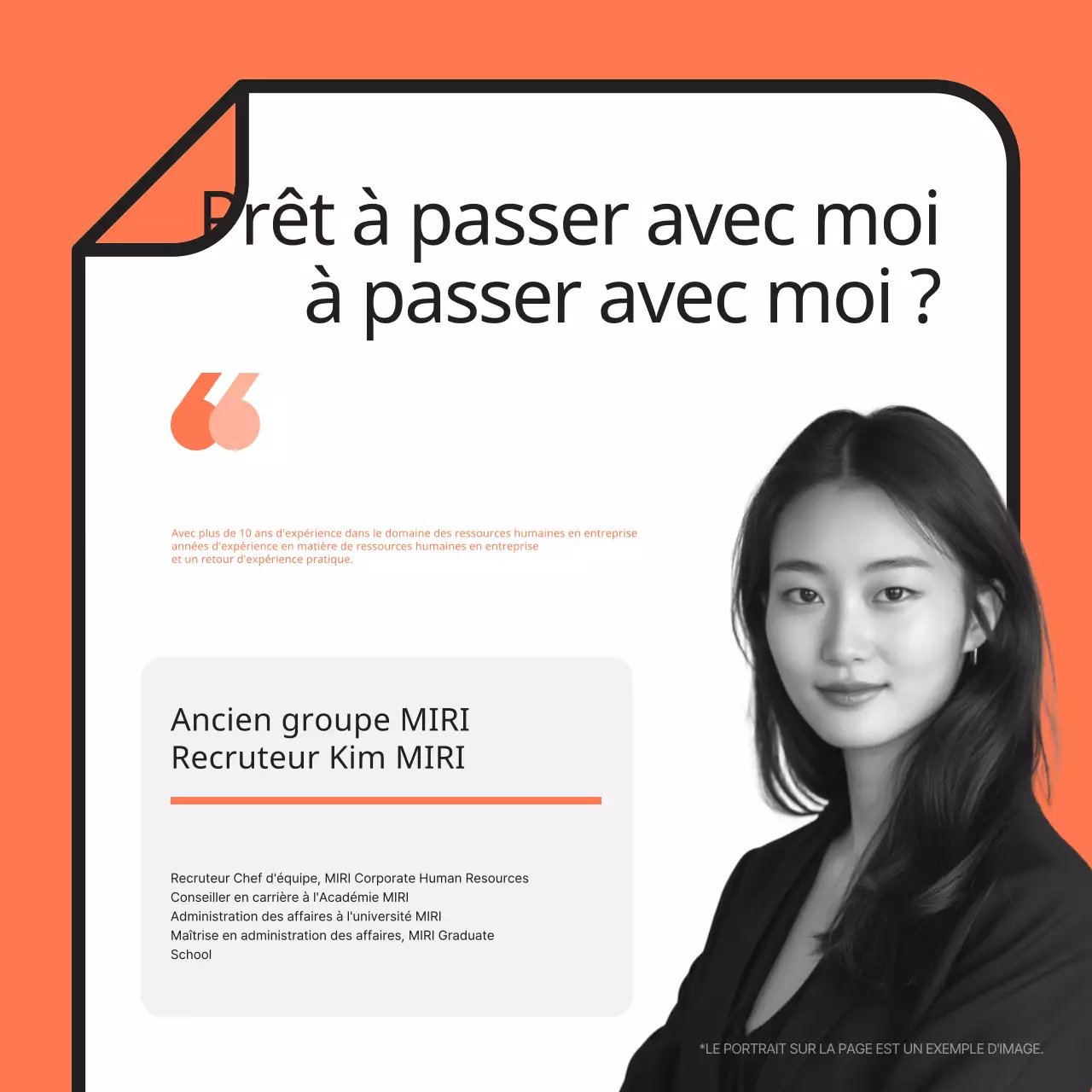 Promouvoir une simple séance de tutorat en orange et bleu clair