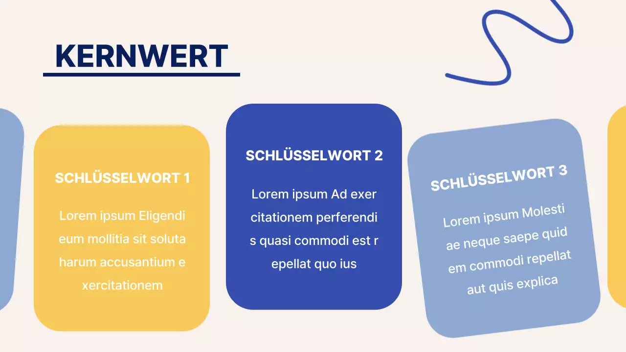 Ein Leitfaden für trendige Marken kleiner Unternehmen in Blau und Gelb