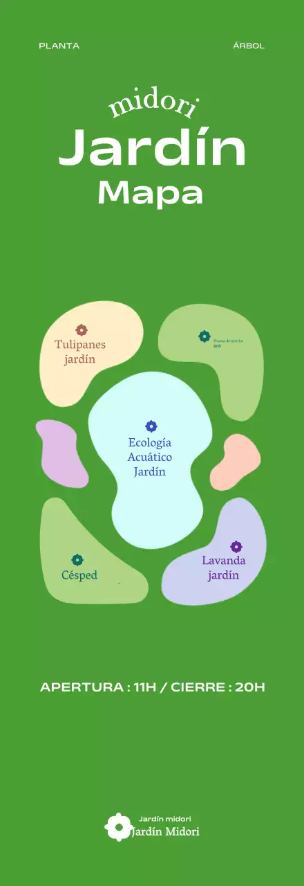 Mercancía de bolígrafo en el fondo de un jardín botánico ecológico