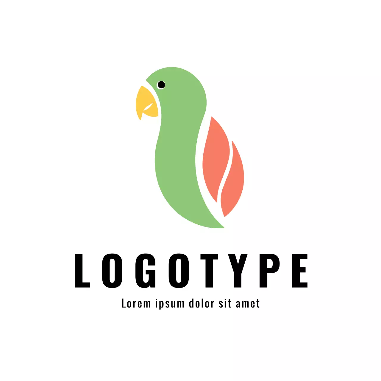 Green Minimal Design Logo