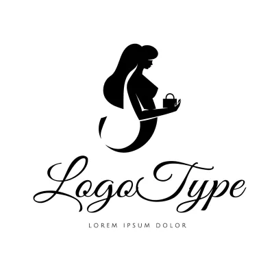 Black Elegant Fashion Logo