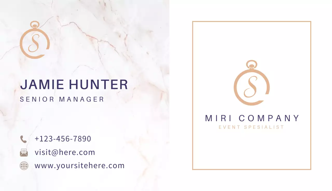 White Minimal Business Card