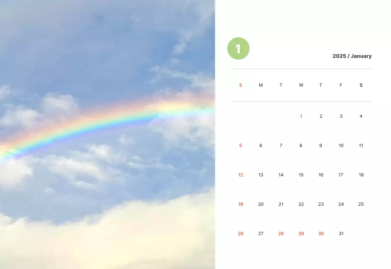 パステルカラーの温かみのある風景写真