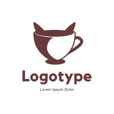 Brown Minimal Design Logo