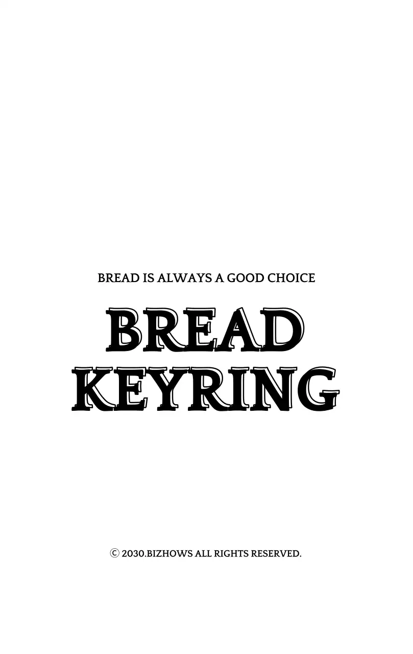 베이커리 티켓모양 키링 굿즈 배경지