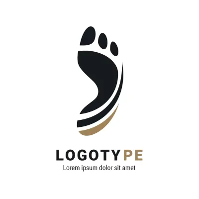 Black Minimalist Design Logo