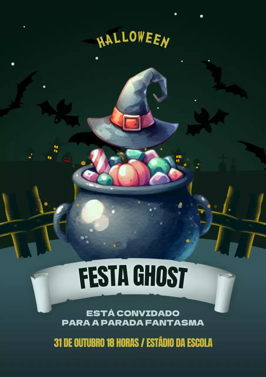 Promova a sua festa de Halloween com toques de preto e cinzento