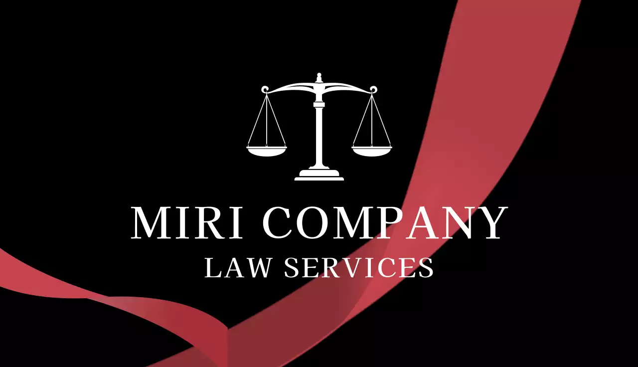 Red Simple Business Card