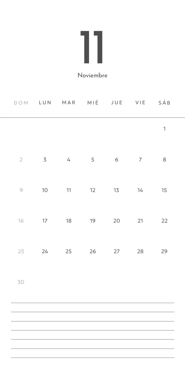 Un calendario fotográfico con un toque limpio y urbano