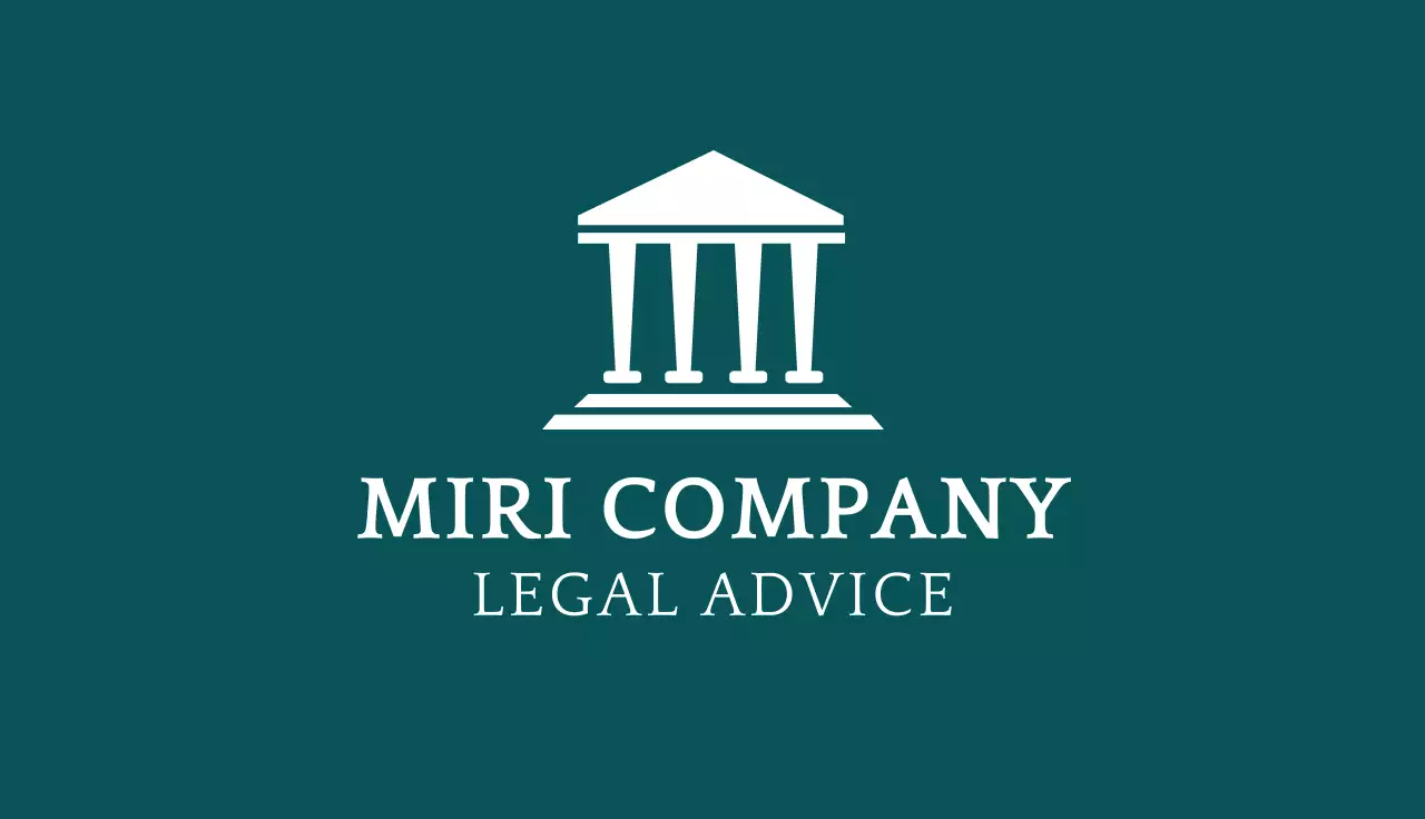 Teal Simple Business Card