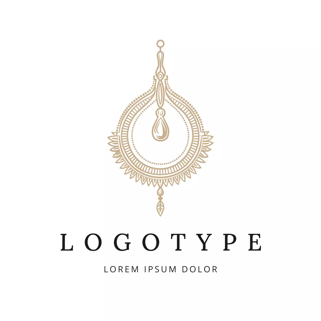 Gold Elegant Design Logo